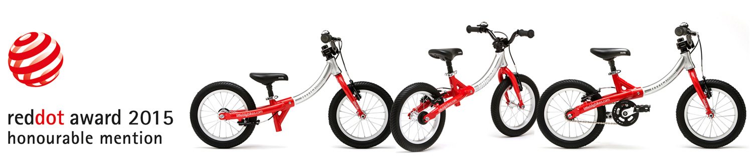 LittleBig balance bike and pedal bike receives Red Dot Award 2015