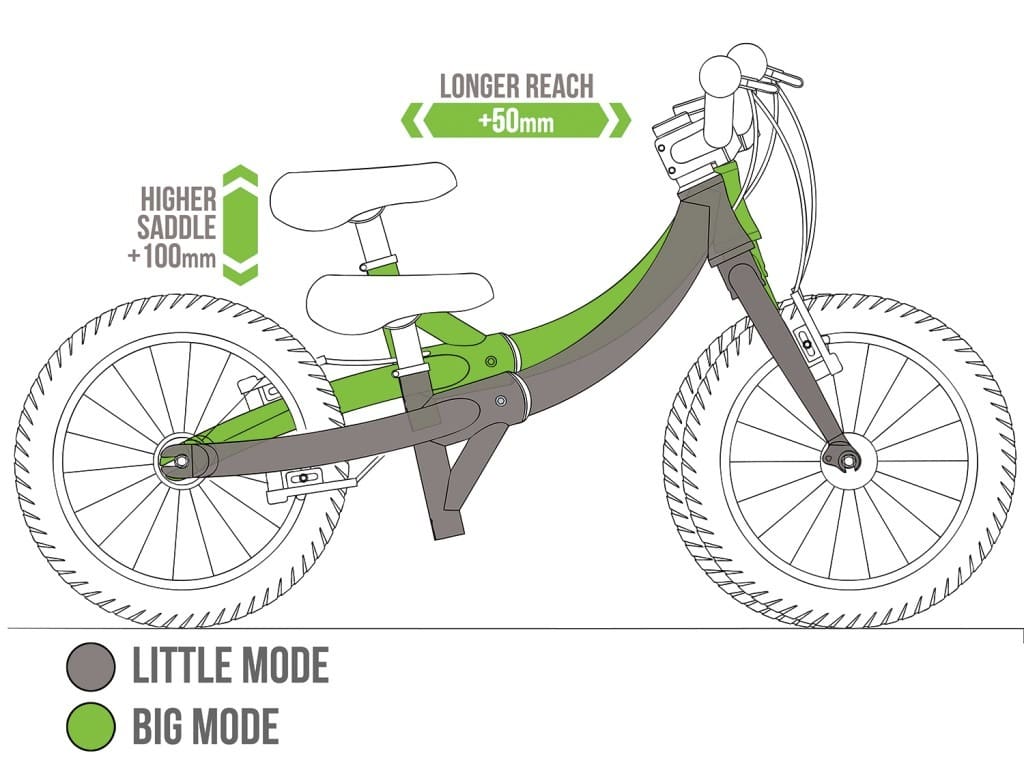 balance bike that converts to pedal bike